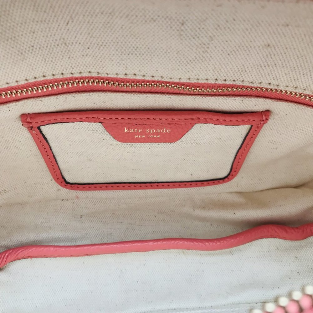 Kate spade Crush Pebbled Medium Crossbody Rose  Detachable Strap / Top Handle - Picture 8 of 11